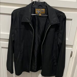 BC Ethic Men's Black Lightweight Jacket vintage a few stains .